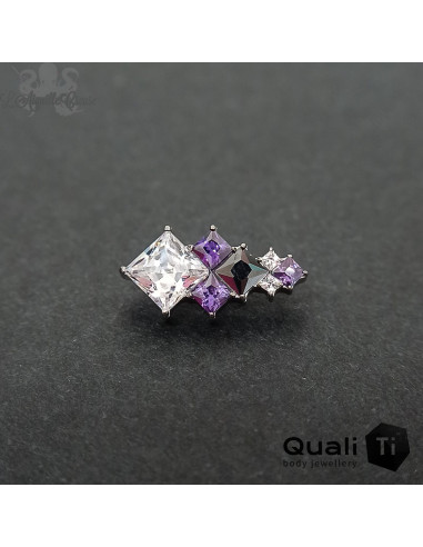 Cluster QualiTi en titane et zircons premiums, pour 1 ou 1.2 mm