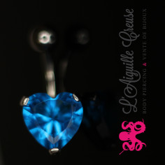 Coeur griffé en argent. 2