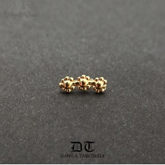 Accessoire 'Daisies' Danila Tarcinale en or jaune 18 carats - pour 1.2 mm