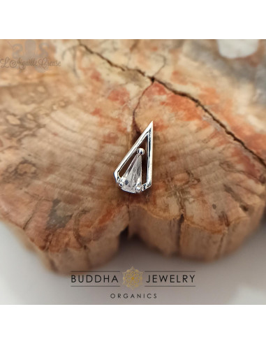 Accessoire 'Arthaus'  zircon et or blanc 14 carats - Buddha