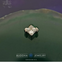 Accessoire 'Celestial' zircon et or blanc 14 carats - Buddha