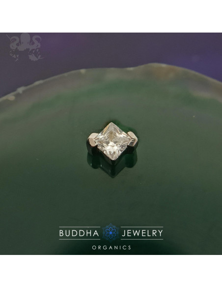 Accessoire 'Celestial' zircon et or blanc 14 carats - Buddha