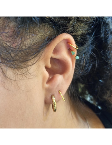 Accessoire QualiTi en titane & jade de 4 mm , pour 1.2 mm