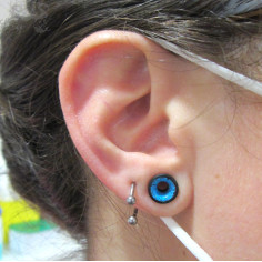 Tunnel en Turquoise et en Bois 2