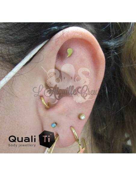 Accessoire QualiTi Virgule en titane - pour 1.6 mm