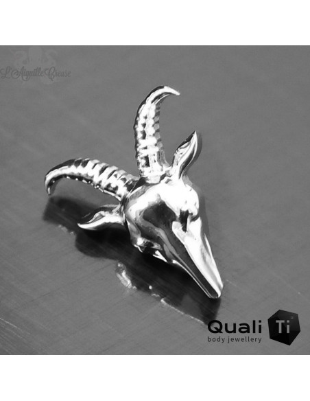 Accessoire Tête de bouc QualiTi en titane - pour 1 ou 1.2 mm