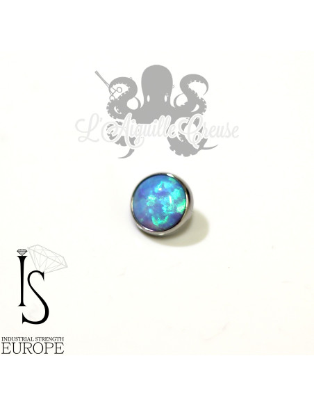 Cabochon en titane & opale IS pour 1.6 ou 2 mm