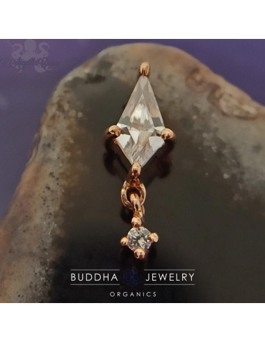 Accessoire 'It's all happening' zircons et or rose 14 carats - Buddha