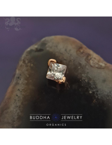 Accessoire 'Celestial' Zircon et or rose 14 carats - Buddha