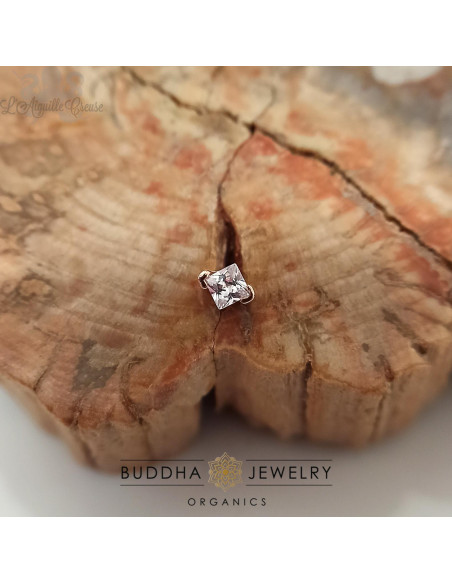 Accessoire 'Celestial' Zircon et or rose 14 carats - Buddha