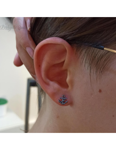 Accessoire en argent 925 Ancre marine