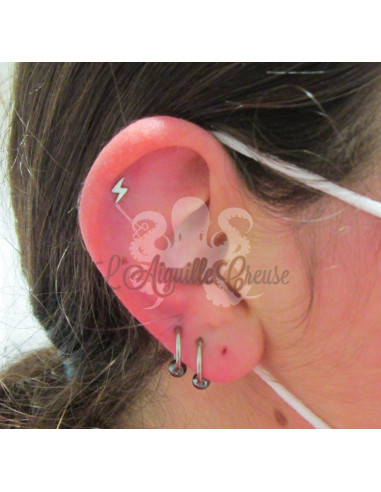 Eclair en titane pour 1 ou 1.2 mm