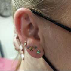 Accessoire en Or 18 carats et Améthyste, pour bijou en 1 ou 1.2 mm 2