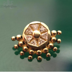 Accessoire en Or 18 carats & zircons premium, pour bijou en 1 ou 1.2 mm 2