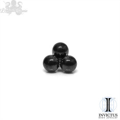 Accessoire Invictus en titane pvd noir - pour 1.2 mm