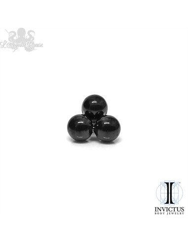 Accessoire Invictus en titane pvd noir - pour 1.2 mm