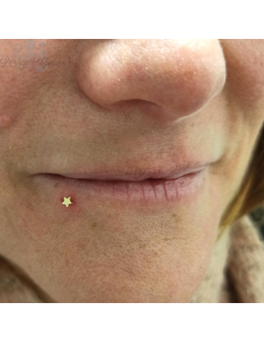 Etoile en or jaune 14 carats