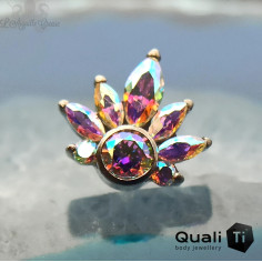 Accessoire QualiTi en titane & zircons premium- pour 1 ou 1.2 mm 2