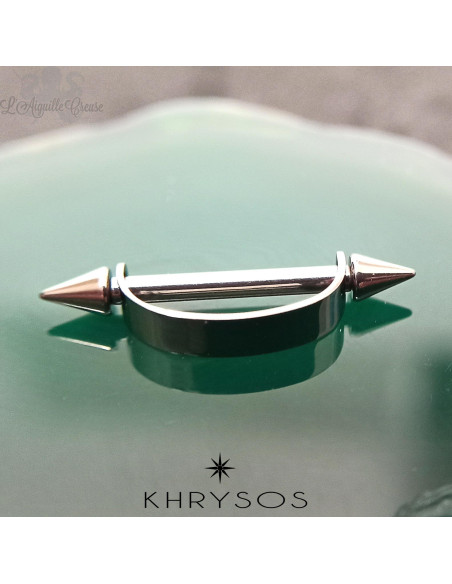 Bijou de bridge en titane Khrysos