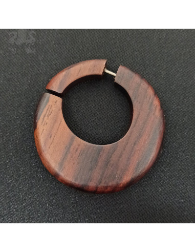 Boucle d'oreille  en bois