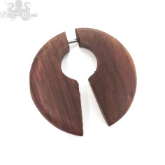 Boucle d'oreille  en bois